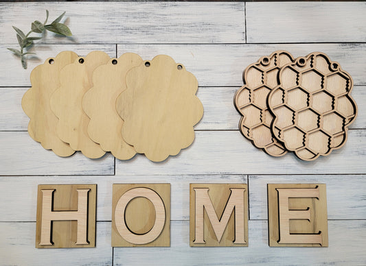 Magnetic Banner - Home Letters - Overlays